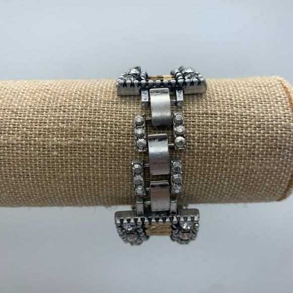 Stella & Dot Portia Bracelet Mixed Metal Day to Night - Picture 2 of 5